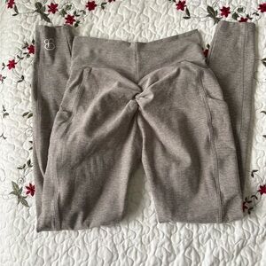 Bombshell Sportswear Taupe Gray Leggings